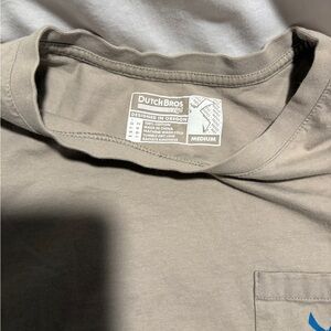 Dutch bros coffee small long sleeve shirt tan merch